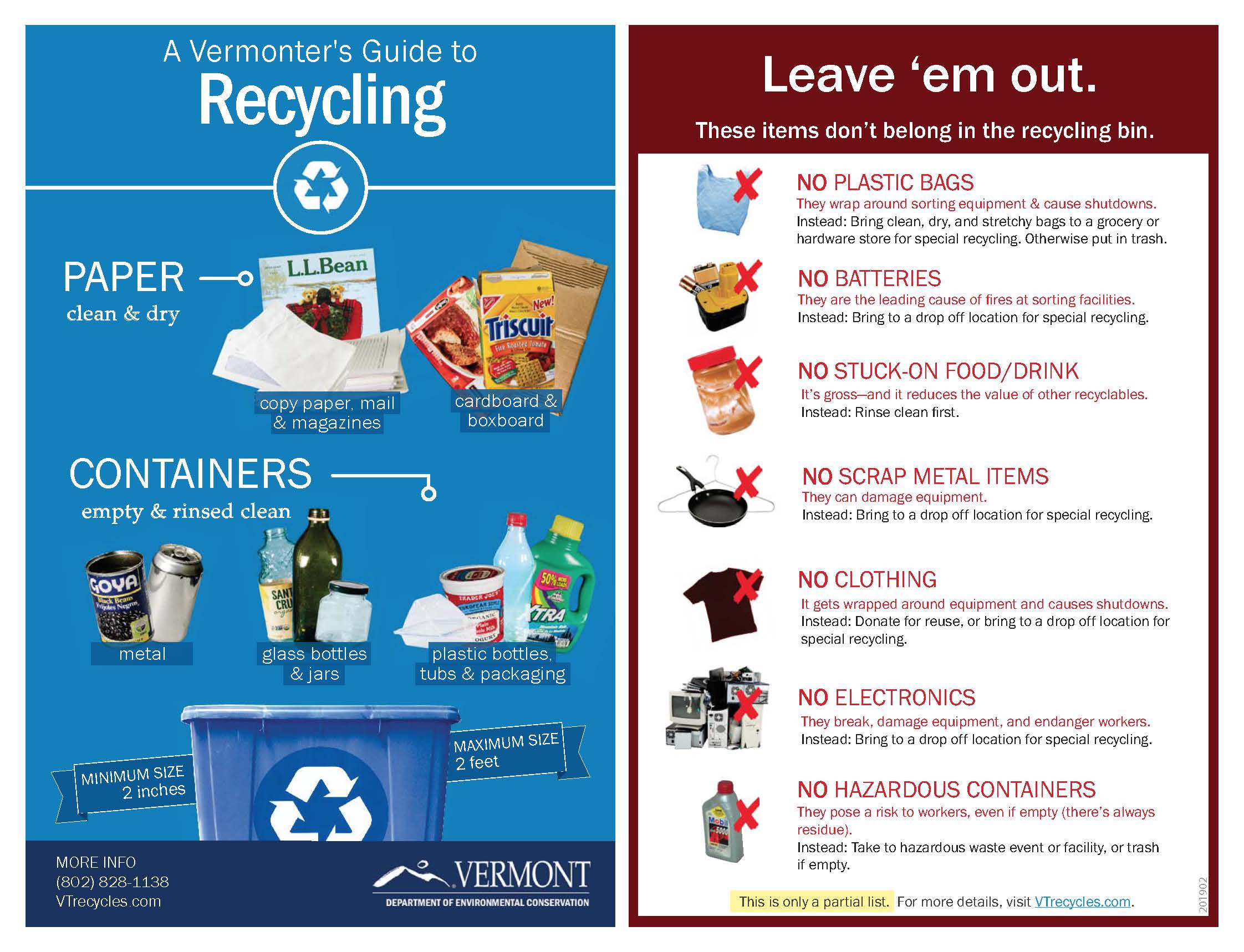 Vermonters Guide to Recycling