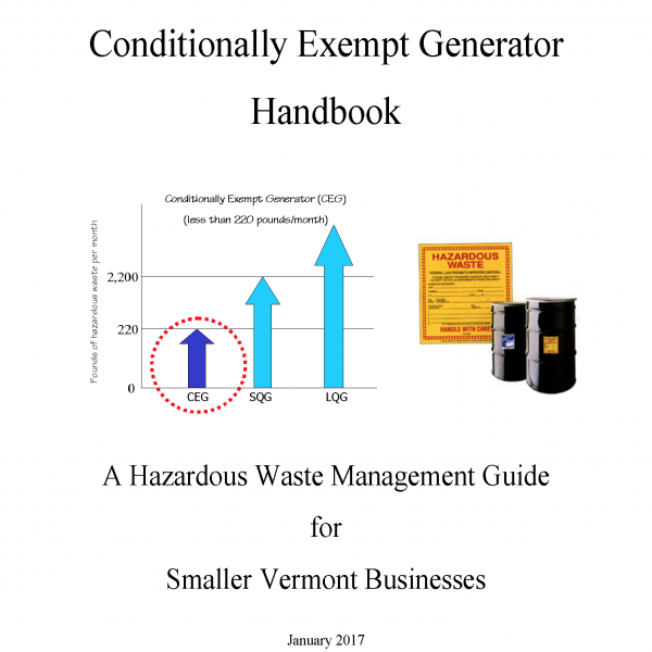 cover of the conditionally exempt generator handbook